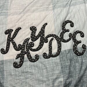 Decorative Kaydee (Kappa Delta) Letters